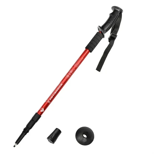 3-Section Straight Handle Aluminum Alloy Trekking Pole - 3-Section Straight Handle Aluminum Alloy Trekking Pole - Image 1 of 3