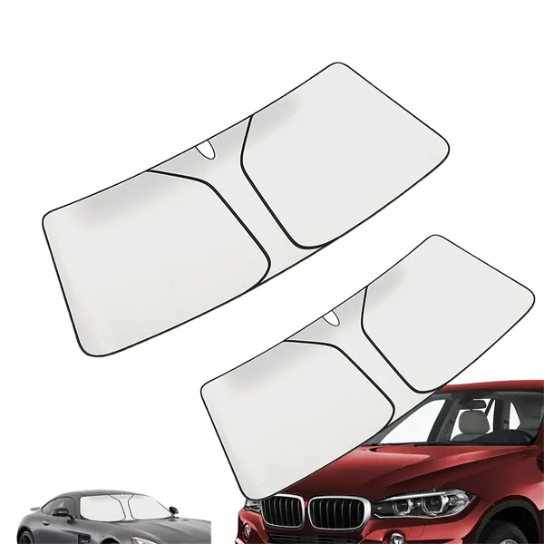 Automotive Front Windshield Sunshade with UV Protection & Gl - Automotive Front Windshield Sunshade with UV Protection & Gl - Image 0 of 3