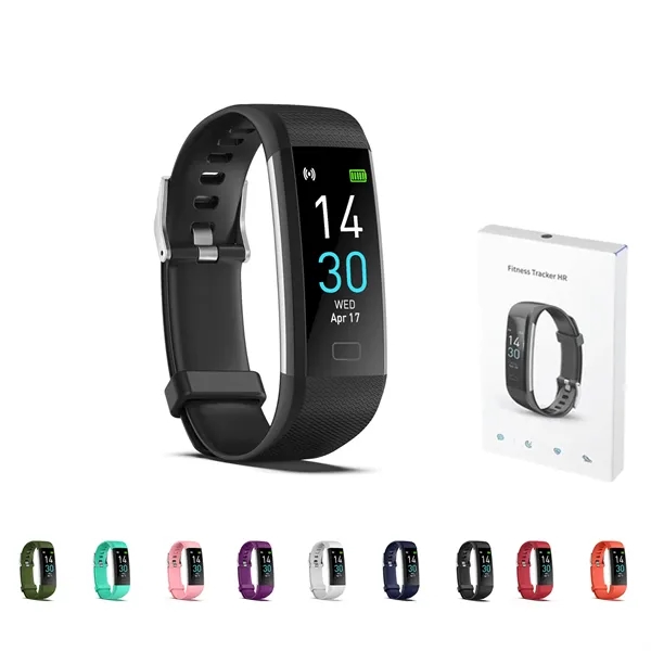 Smart Fitness Wristband - Temp/BP/HR Monitor & Step Counter - Smart Fitness Wristband - Temp/BP/HR Monitor & Step Counter - Image 0 of 4