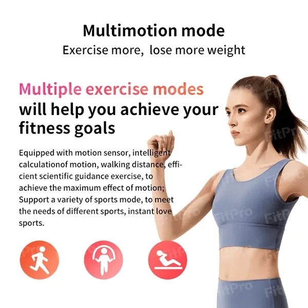 Smart Fitness Wristband - Temp/BP/HR Monitor & Step Counter - Smart Fitness Wristband - Temp/BP/HR Monitor & Step Counter - Image 2 of 4