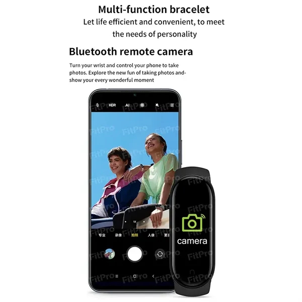 Smart Fitness Wristband - Temp/BP/HR Monitor & Step Counter - Smart Fitness Wristband - Temp/BP/HR Monitor & Step Counter - Image 4 of 4