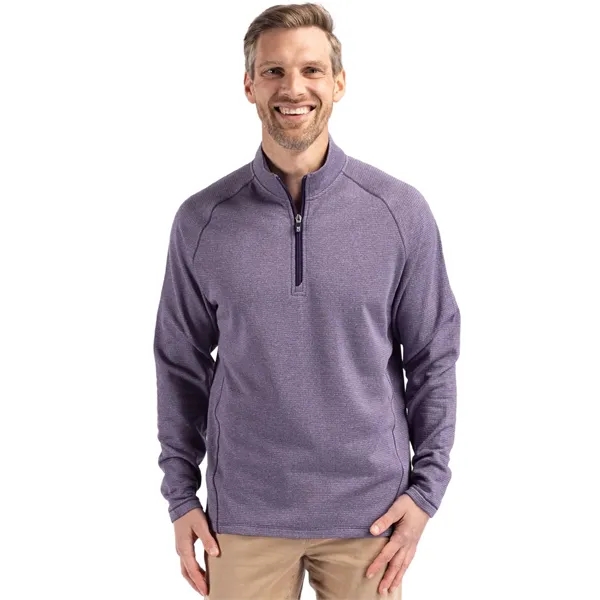 Cutter & Buck Peshastin Fleece Mens Half Zip Pullover - Cutter & Buck Peshastin Fleece Mens Half Zip Pullover - Image 3 of 7
