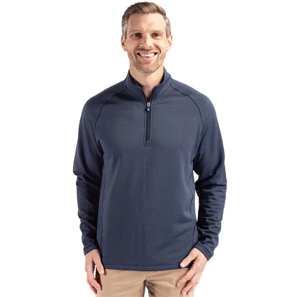 Cutter & Buck Peshastin Fleece Mens Half Zip Pullover - Cutter & Buck Peshastin Fleece Mens Half Zip Pullover - Image 6 of 7
