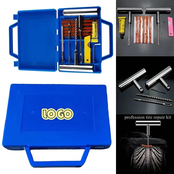 Tire Repair Kit For Car Motorcycle Vacuum Emergency Use - Tire Repair Kit For Car Motorcycle Vacuum Emergency Use - Image 0 of 5