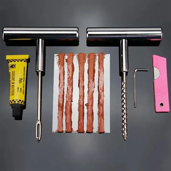 Tire Repair Kit For Car Motorcycle Vacuum Emergency Use - Tire Repair Kit For Car Motorcycle Vacuum Emergency Use - Image 3 of 5