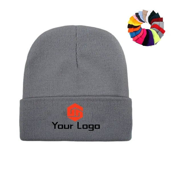 Unisex Knitted Beanie - Unisex Knitted Beanie - Image 0 of 1