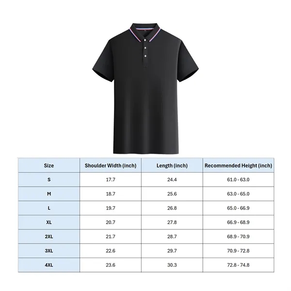 Men's Quick-Dry Polo Work Shirt (S-4XL) - Men's Quick-Dry Polo Work Shirt (S-4XL) - Image 1 of 8