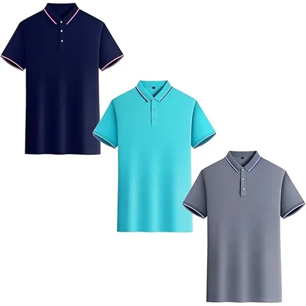 Men's Quick-Dry Polo Work Shirt (S-4XL) - Men's Quick-Dry Polo Work Shirt (S-4XL) - Image 2 of 8