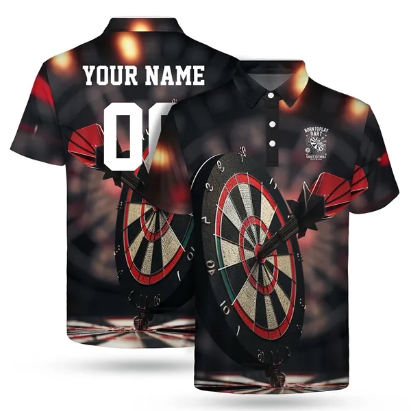 Custom Full Color Dye Sublimation Performance Polo Shirt - Custom Full Color Dye Sublimation Performance Polo Shirt - Image 4 of 7