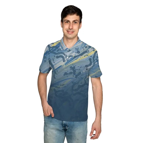 Custom Full Color Dye Sublimation Performance Polo Shirt - Custom Full Color Dye Sublimation Performance Polo Shirt - Image 7 of 7