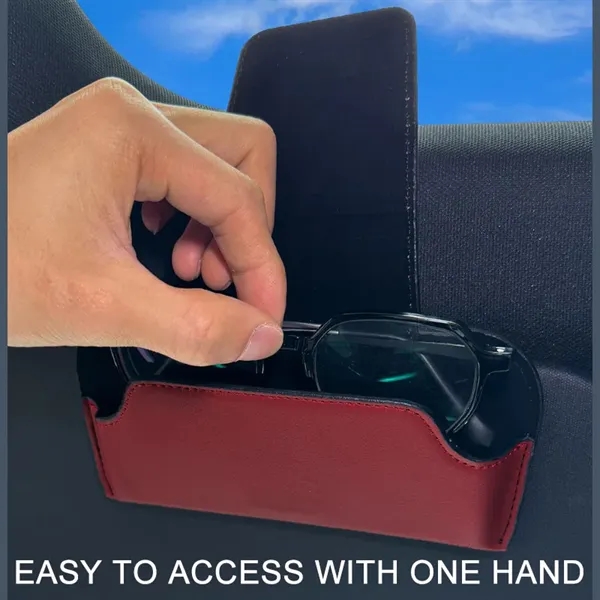 Sunglasses Holder with Clip for Car Visor - Sunglasses Holder with Clip for Car Visor - Image 1 of 4
