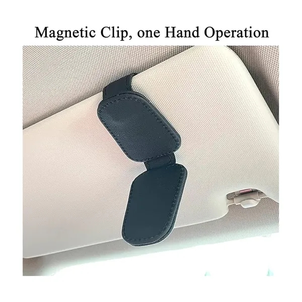 Magnetic Sunglasses Holder and Ticket Card Clip - Magnetic Sunglasses Holder and Ticket Card Clip - Image 2 of 4