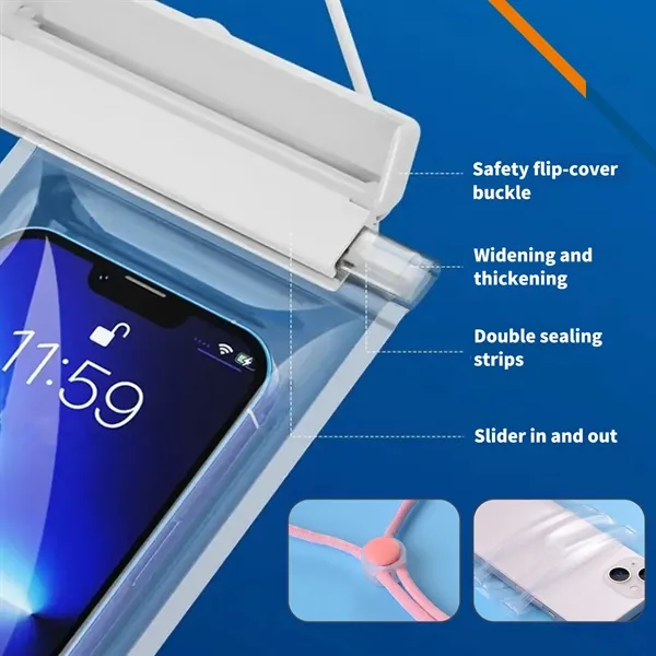 Achilles Waterproof Phone Pouch With Flip Cover Buckle - Achilles Waterproof Phone Pouch With Flip Cover Buckle - Image 1 of 10