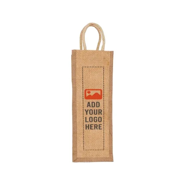 Jute Wine Bags - Printed - Jute Wine Bags - Printed - Image 2 of 5