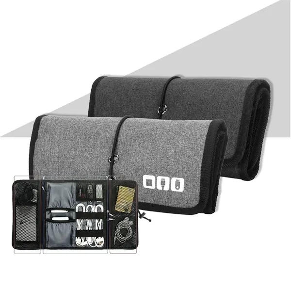 Roll-Up Tech Organizer - Roll-Up Tech Organizer - Image 0 of 7