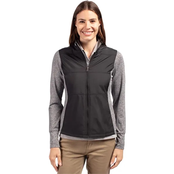 Cutter & Buck Women's Stealth Hybrid Quilted Full Zip - Cutter & Buck Women's Stealth Hybrid Quilted Full Zip - Image 1 of 2