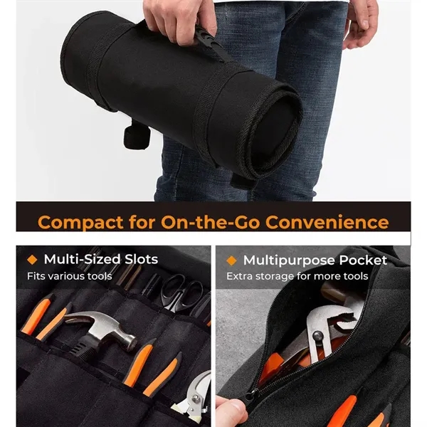 Roll Tool Wrap Organiser Bag - Roll Tool Wrap Organiser Bag - Image 2 of 3
