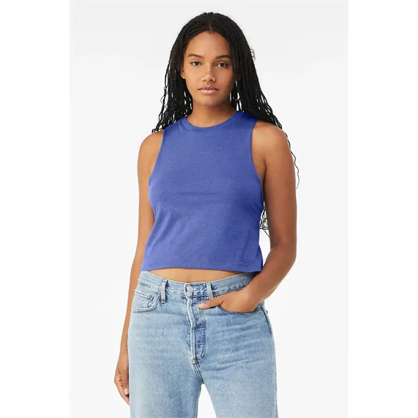 BELLA+CANVAS Women's Racerback Cropped Tank. - BELLA+CANVAS Women's Racerback Cropped Tank. - Image 37 of 40