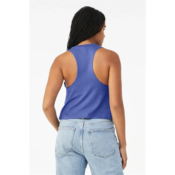 BELLA+CANVAS Women's Racerback Cropped Tank. - BELLA+CANVAS Women's Racerback Cropped Tank. - Image 38 of 40