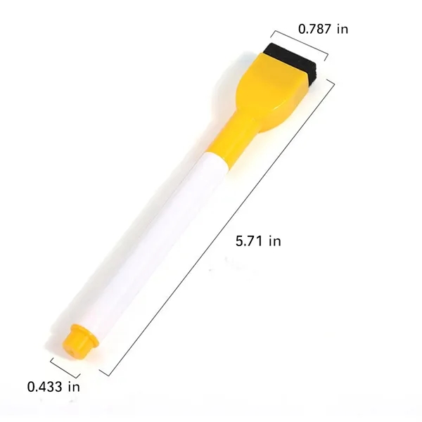 Magnetic Whiteboard Dry Erase Markers with Eraser - Magnetic Whiteboard Dry Erase Markers with Eraser - Image 1 of 3