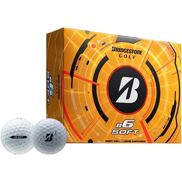 Bridgestone E6 Soft Golf Ball with full color imprint - Bridgestone E6 Soft Golf Ball with full color imprint - Image 0 of 1