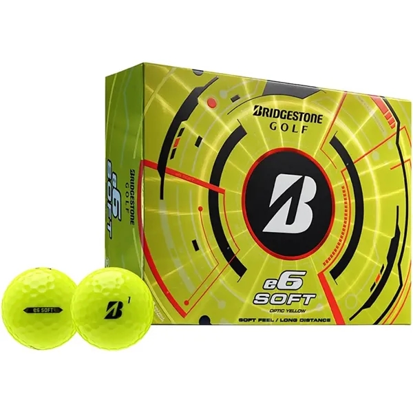 Bridgestone E6 Soft Golf Ball with full color imprint - Bridgestone E6 Soft Golf Ball with full color imprint - Image 1 of 1
