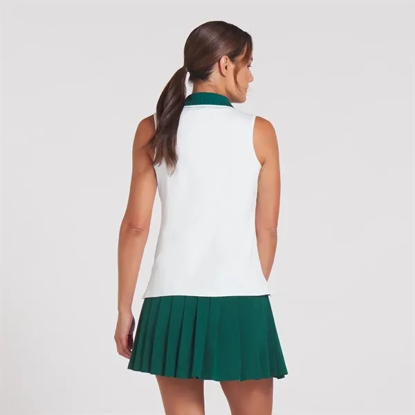 PUMA® CLOUDSPUN Bridges Women's Sleeveless Golf Polo Shirt - PUMA® CLOUDSPUN Bridges Women's Sleeveless Golf Polo Shirt - Image 1 of 3