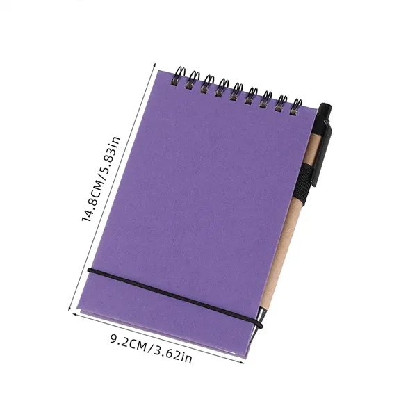 Solid Color Environmentally Friendly Note Pad With Pen - Solid Color Environmentally Friendly Note Pad With Pen - Image 4 of 12