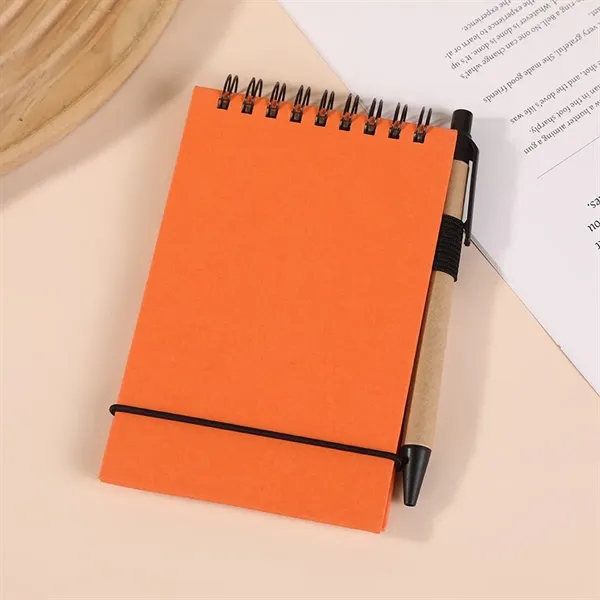 Solid Color Environmentally Friendly Note Pad With Pen - Solid Color Environmentally Friendly Note Pad With Pen - Image 9 of 12