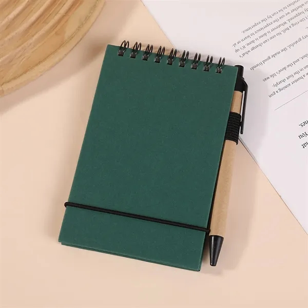Solid Color Environmentally Friendly Note Pad With Pen - Solid Color Environmentally Friendly Note Pad With Pen - Image 12 of 12