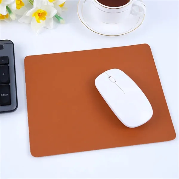 Leather Mouse Pad Small Waterproof Solid Color Simple - Leather Mouse Pad Small Waterproof Solid Color Simple - Image 8 of 14