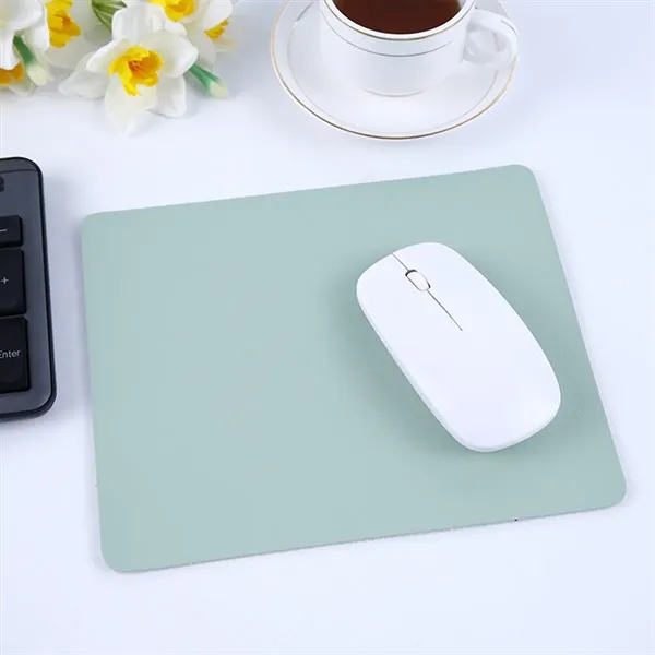 Leather Mouse Pad Small Waterproof Solid Color Simple - Leather Mouse Pad Small Waterproof Solid Color Simple - Image 13 of 14