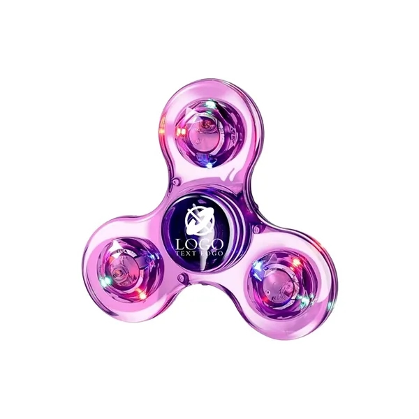Custom Clear LED Light Fidget Spinner Toys - Custom Clear LED Light Fidget Spinner Toys - Image 13 of 13