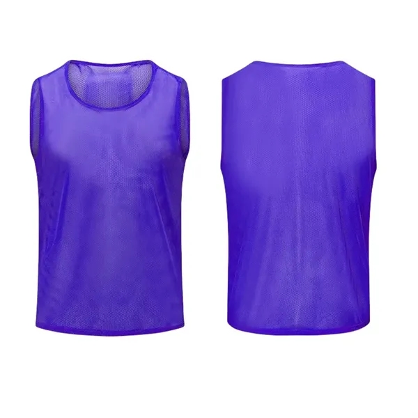 Adult Mesh Soccer Scrimmage Vest - Adult Mesh Soccer Scrimmage Vest - Image 6 of 10