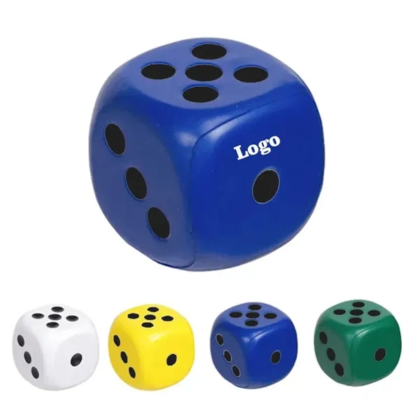 Large Dice Stress Ball - Large Dice Stress Ball - Image 0 of 2