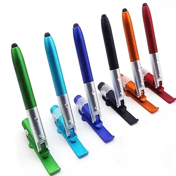 In Stock Multifunction LED Stylus Pen Phone Stand Clip - In Stock Multifunction LED Stylus Pen Phone Stand Clip - Image 5 of 5