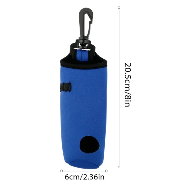 Portable Golf Ball Pouch with Clip for Easy Carry - Portable Golf Ball Pouch with Clip for Easy Carry - Image 1 of 3