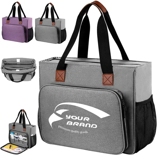 Multipurpose Tote Organizer Bag with Multiple Pockets - Multipurpose Tote Organizer Bag with Multiple Pockets - Image 0 of 4