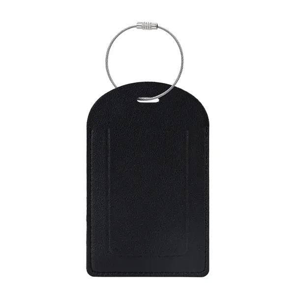 Vegan Leather Luggage Tag With Custom Logo - Vegan Leather Luggage Tag With Custom Logo - Image 6 of 16