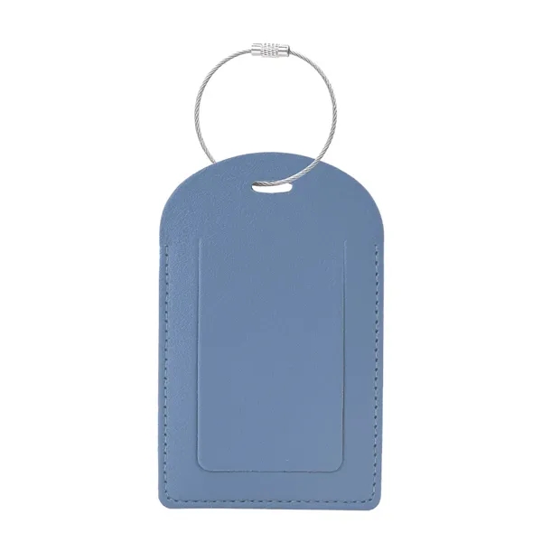 Vegan Leather Luggage Tag With Custom Logo - Vegan Leather Luggage Tag With Custom Logo - Image 9 of 16