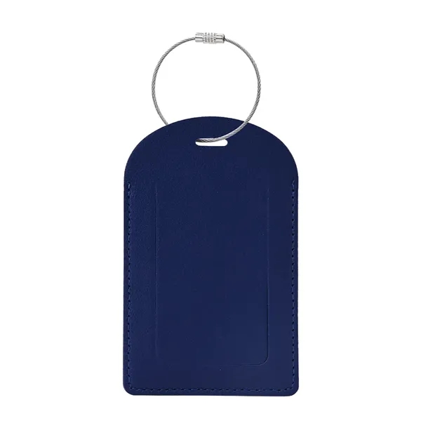 Vegan Leather Luggage Tag With Custom Logo - Vegan Leather Luggage Tag With Custom Logo - Image 10 of 16