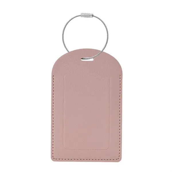 Vegan Leather Luggage Tag With Custom Logo - Vegan Leather Luggage Tag With Custom Logo - Image 11 of 16