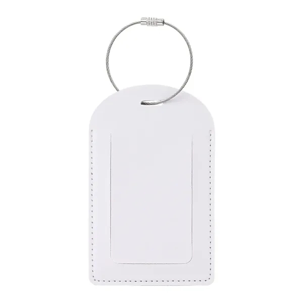 Vegan Leather Luggage Tag With Custom Logo - Vegan Leather Luggage Tag With Custom Logo - Image 15 of 16