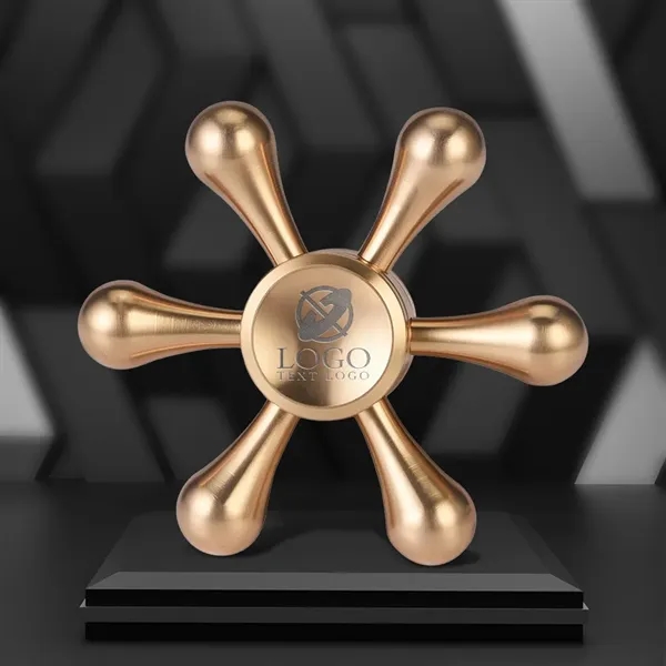 Custom Custom Rudder Shaped Fidget Spinner