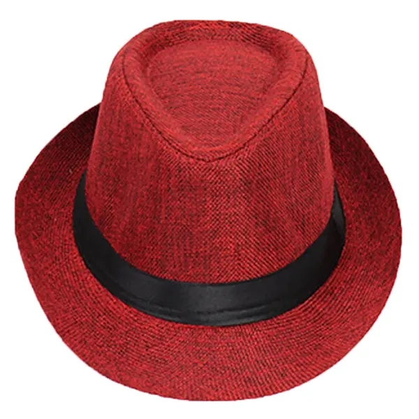 Panama Straw Roll Up Brim Hat - Panama Straw Roll Up Brim Hat - Image 2 of 5