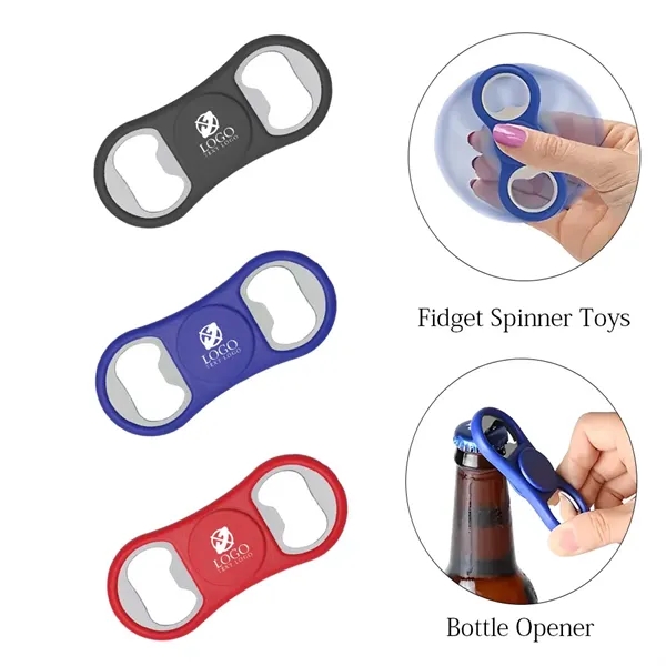 Custom Fun Bottle Opener Fidget Spinner - Custom Fun Bottle Opener Fidget Spinner - Image 3 of 7