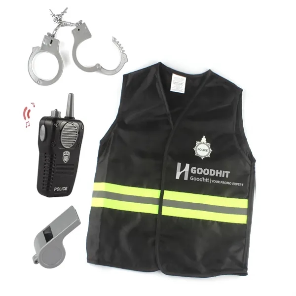 Kids Policeman Role Play Costume Set for Themed Party - Kids Policeman Role Play Costume Set for Themed Party - Image 0 of 3