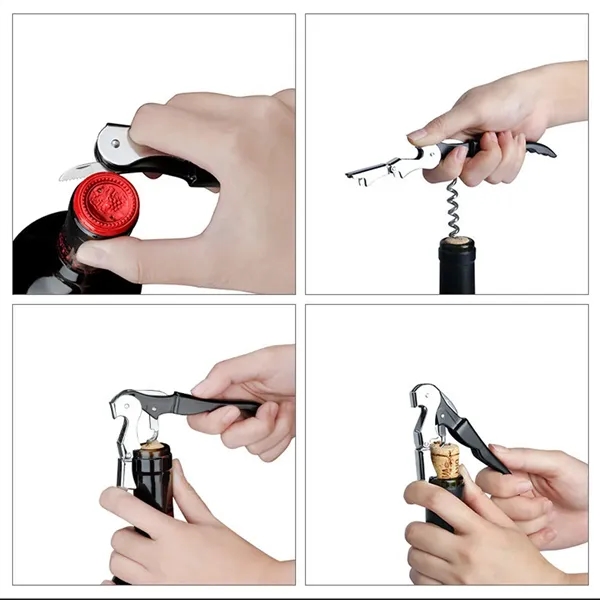 Folding CorkscreWine Bottle Opener - Folding CorkscreWine Bottle Opener - Image 2 of 4