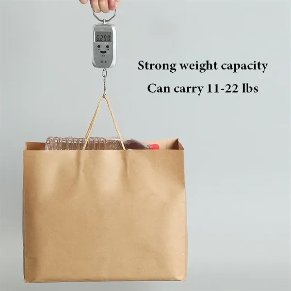 Custom Kraft Paper Tote Bags - Custom Kraft Paper Tote Bags - Image 5 of 7
