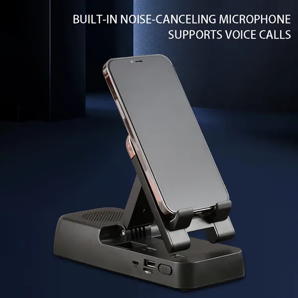 3-in-1 Phone and Tablet Stand with Bluetooth Speaker - 3-in-1 Phone and Tablet Stand with Bluetooth Speaker - Image 5 of 5